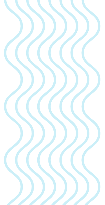 Light blue wave pattern graphic