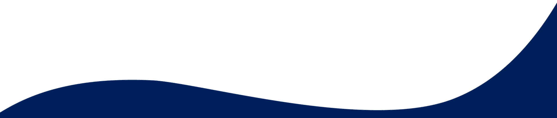 Large single dark blue wave graphic divider