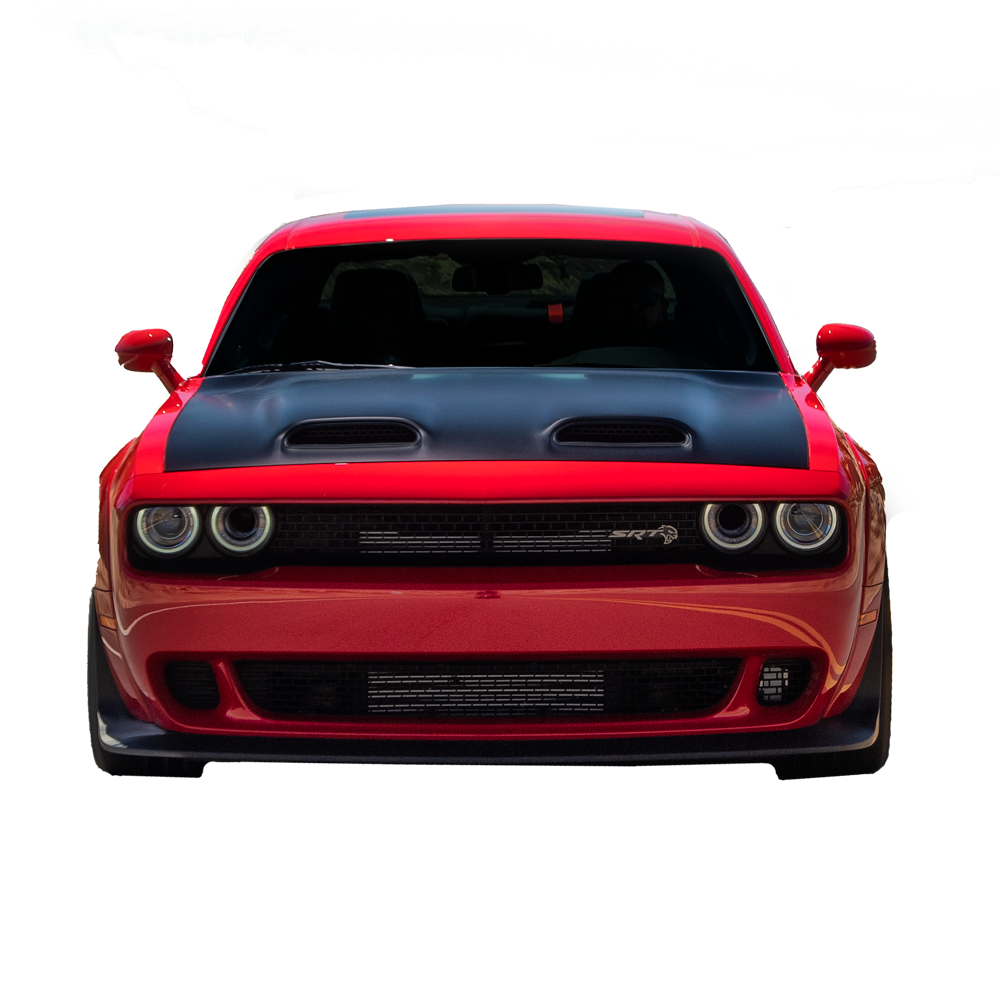 Red Dodge Charger SRT front view