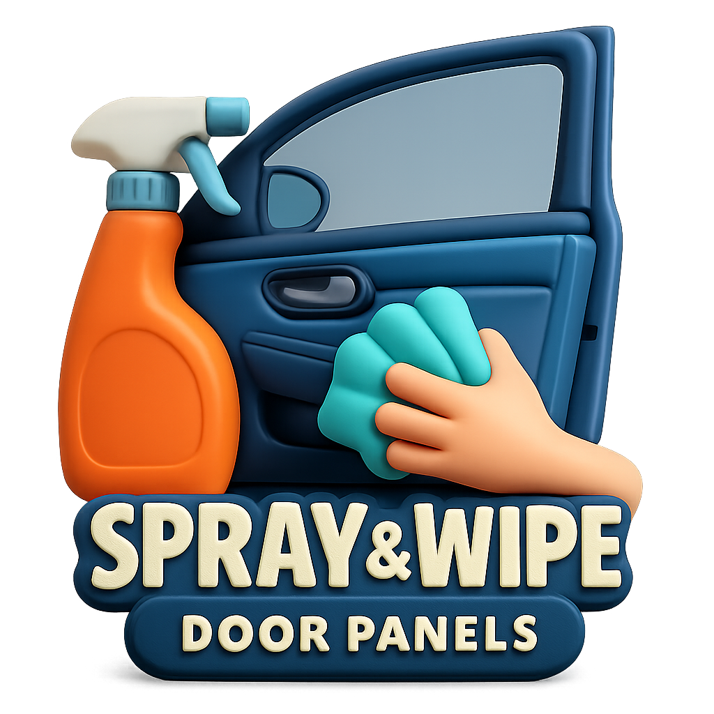 Spray & Wipe Door Panels