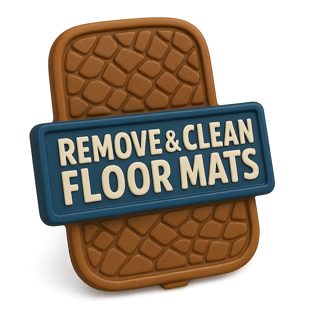 Remove & Clean Floor Mats